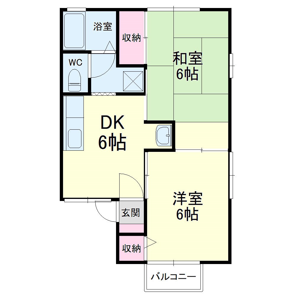 リヴェールエレガンA 203号室 間取り