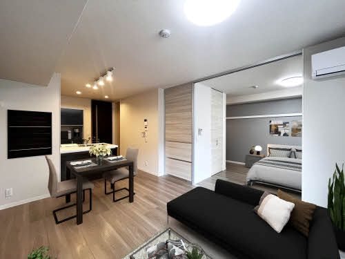 シャーメゾン仁王門通 リビング