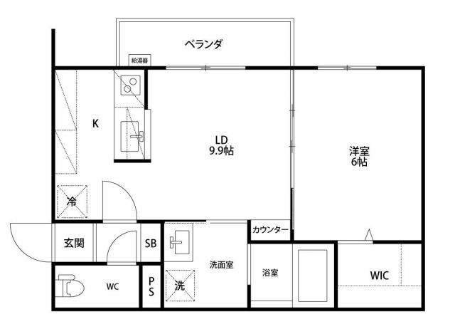Casa in Collina 205号室 間取り