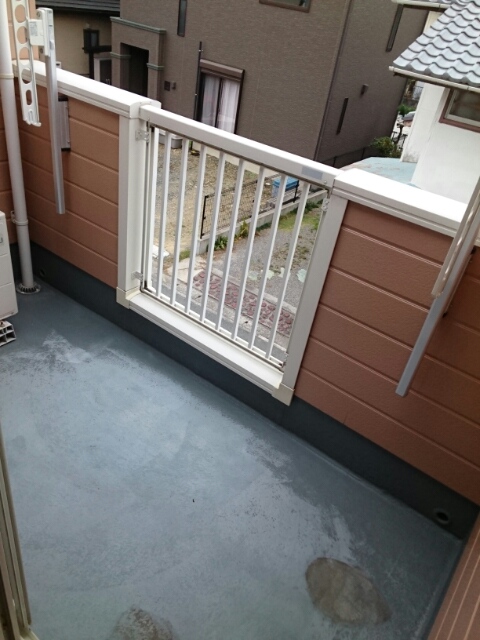 カメリア ベランダ