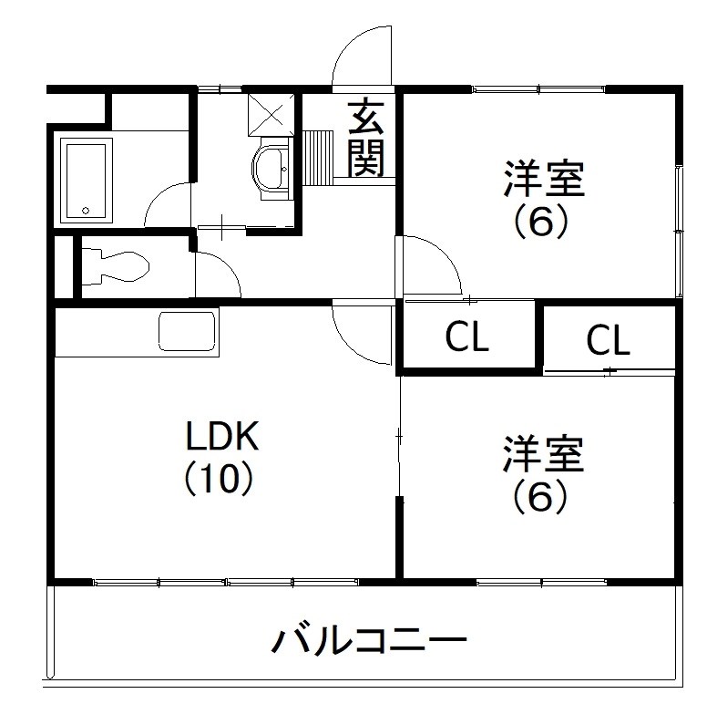 マ・メゾン中島 101号室 間取り