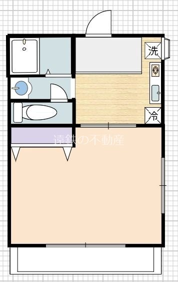 セレネハイツ east1号室 間取り