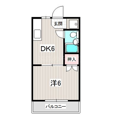 ロイヤルシングル 32号室 間取り