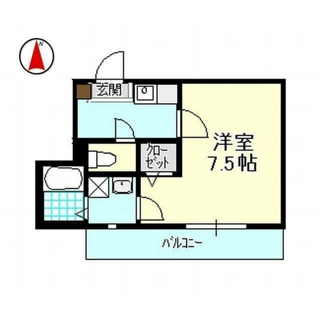 クレフラスト城北 103号室 間取り