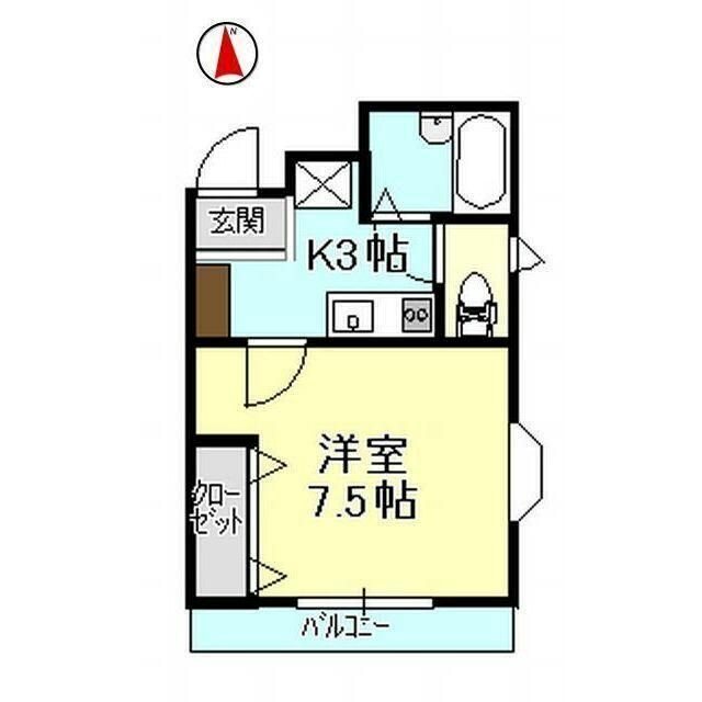 アクア・ベル 202号室 間取り
