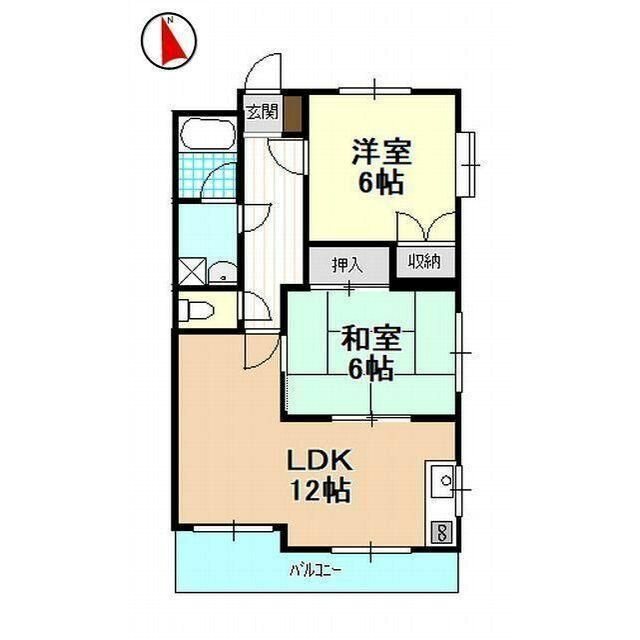 コスモスＡ 301号室 間取り