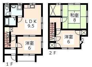 テラスハウス高橋 C-1号室 間取り