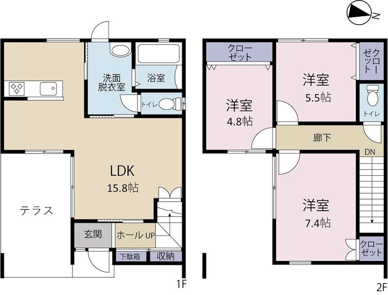 ロイヤルシティ和田 間取り
