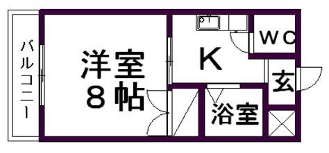 ビアンヌール四ツ池公園 301号室 間取り