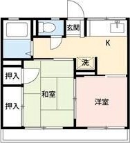 パミールC 110号室 間取り