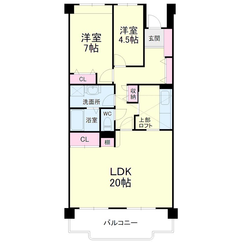 アートピア有玉南 902号室 間取り