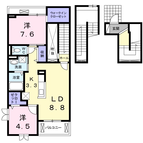エスペランサ・Ｋ 302号室 間取り