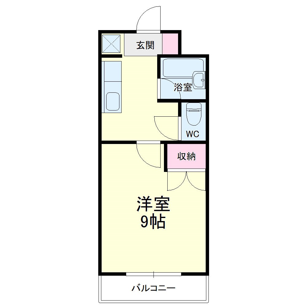 ラピスリーオ 405号室 間取り