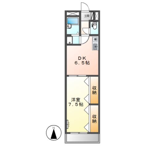 サンハイツみそのⅡ 間取り