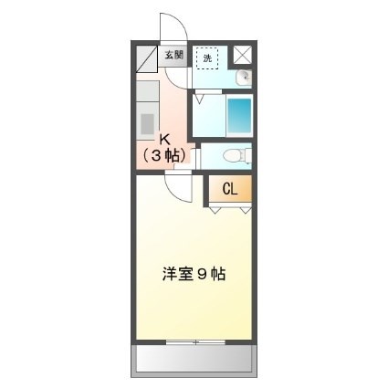 ルースヤハタ 103号室 間取り