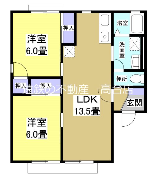 ソ・レーユB 202号室 間取り