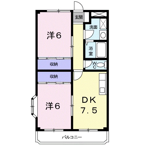 ユーパレス 305号室 間取り