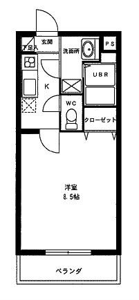 オーナメント 501号室 間取り