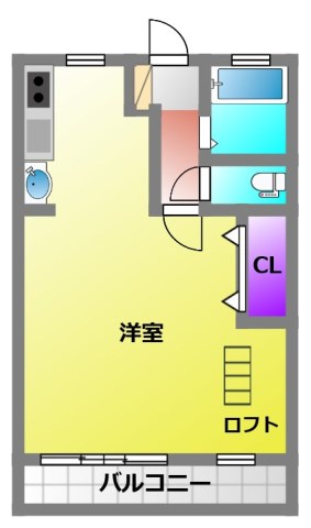 カーサＭ 203号室 間取り