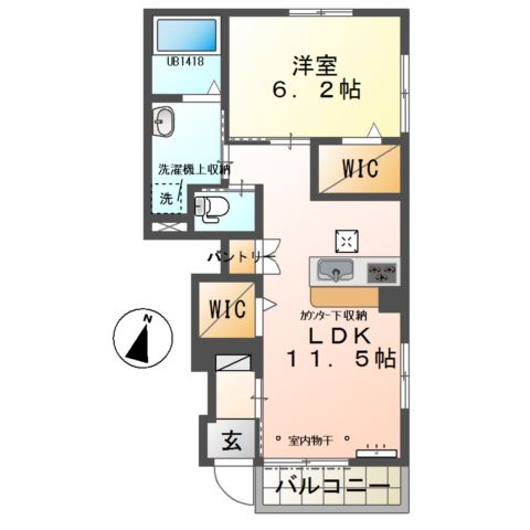 プルメリア 間取り