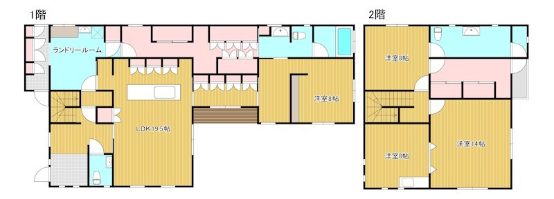 幸3丁目戸建て 間取り
