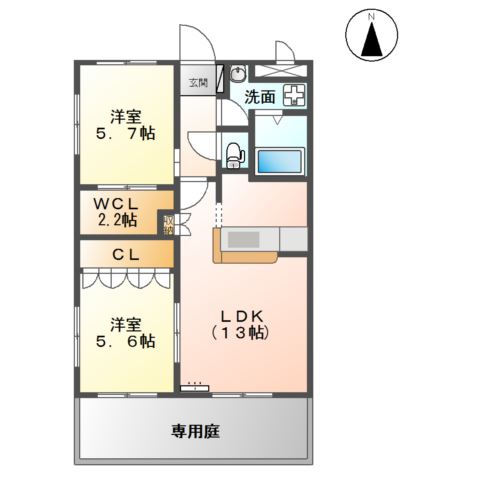 メイプルタウンＡ 間取り