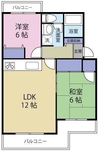 Windy宮の前Ⅱ 305号室 間取り