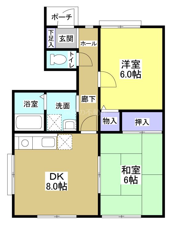 フェリーチェA 102号室 間取り