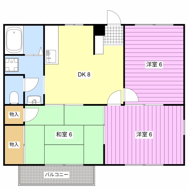メゾンⅡ 101号室 間取り