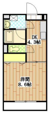 Branche泉 303号室 間取り