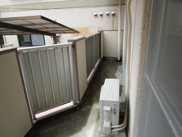 野中第３マンション ベランダ