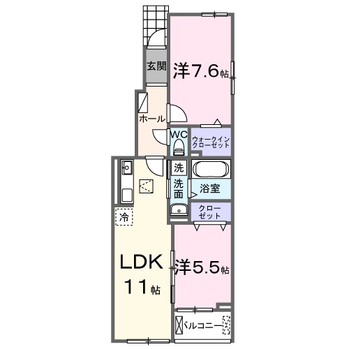 ベル・グラース 101号室 間取り