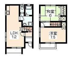 ティーランドハウス A-2号室 間取り