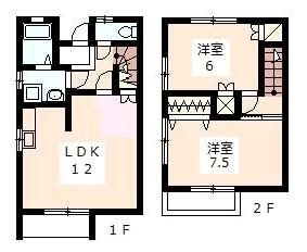 セレーラ A-2号室 間取り