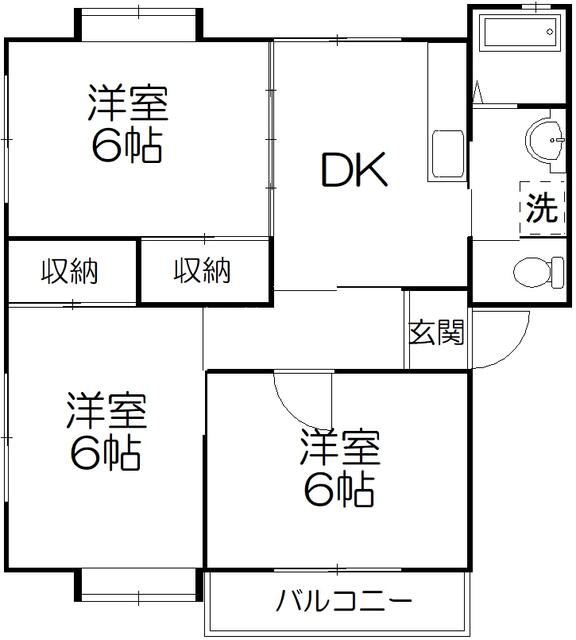 コスミック富塚A 間取り