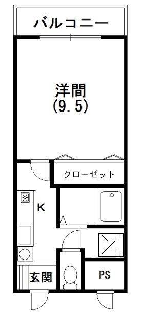 アルシェ浜松 405号室 間取り