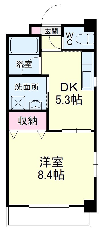 クレオ 303号室 間取り