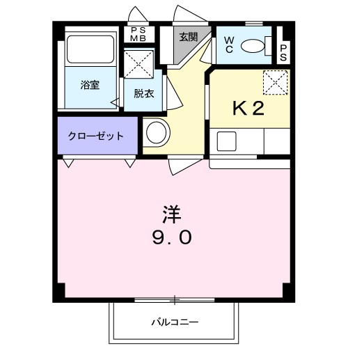 ステージ・リフティ 205号室 間取り
