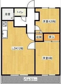 ビーライン本郷A 201号室 間取り