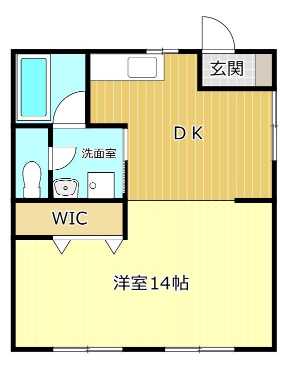 ドエールアポロⅡ 202号室 間取り