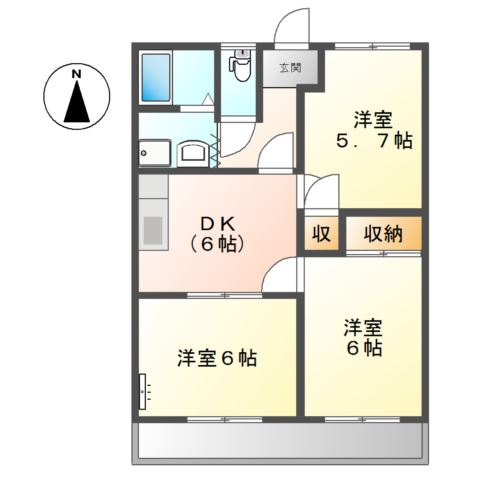 リバティー・ハイツ 間取り