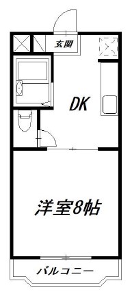 メゾン・ド・K 103号室 間取り