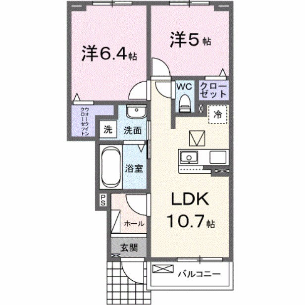 マホラ　Ⅰ 103号室 間取り