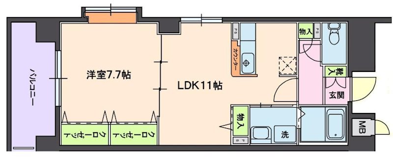 ラ　フォンテーヌ 間取り