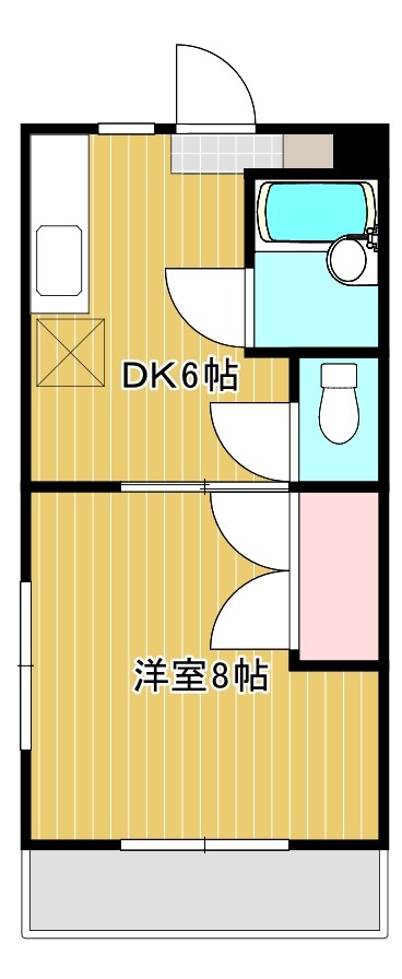 シャンブル24 間取り