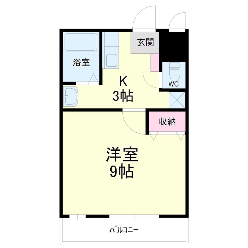浜松南ファーストレジデンス 2-D号室 間取り