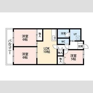 シティプラザ浜松 603号室 間取り