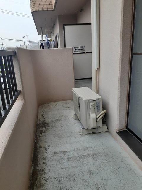 ハイツ百合の木Ⅱ ベランダ