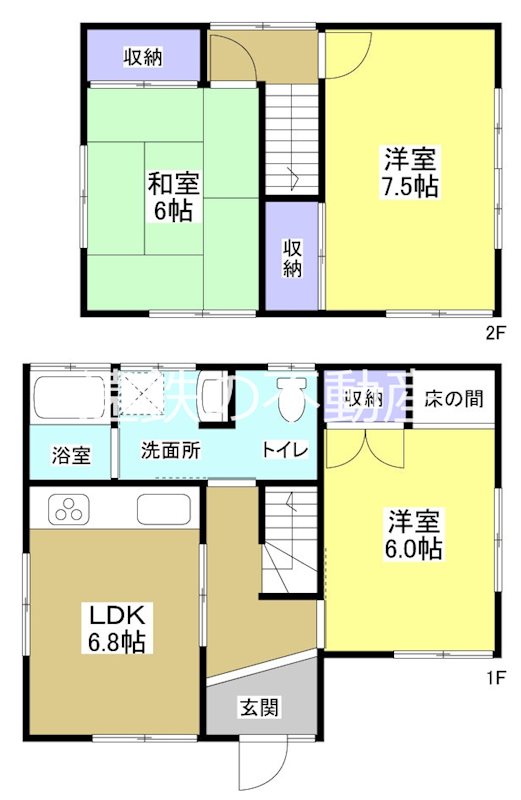 Ｅｌ　ｖｉｅｎｔｏ　寺脇町　戸建て賃貸 間取り