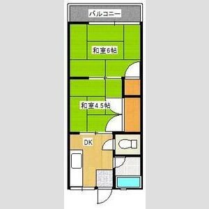 コーポサワⅡ 203号室 間取り